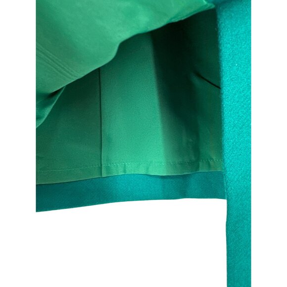 J.Crew Womens Green Wool Blend Fully Lined Back Zip Closure Pencil Skirt Size 2 - Picture 5 of 10